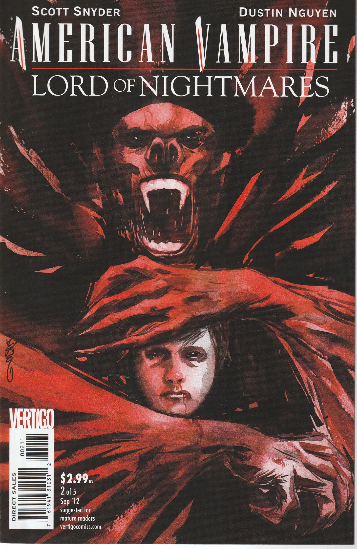 AMERICAN VAMPIRE : LORD OF NIGHTMARES 1-5 * DC COMICS - JUN 2012