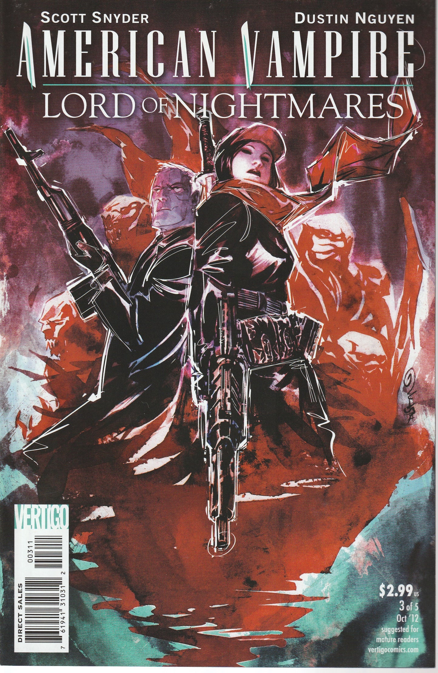 AMERICAN VAMPIRE : LORD OF NIGHTMARES 1-5 * DC COMICS - JUN 2012