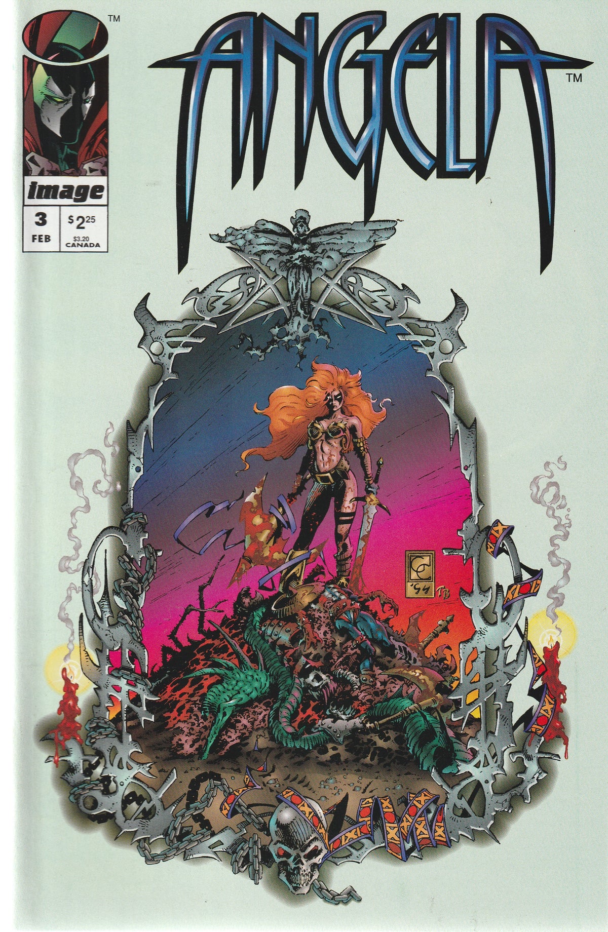 ANGELA COMIC LOT || IMAGE COMICS || 1994/95