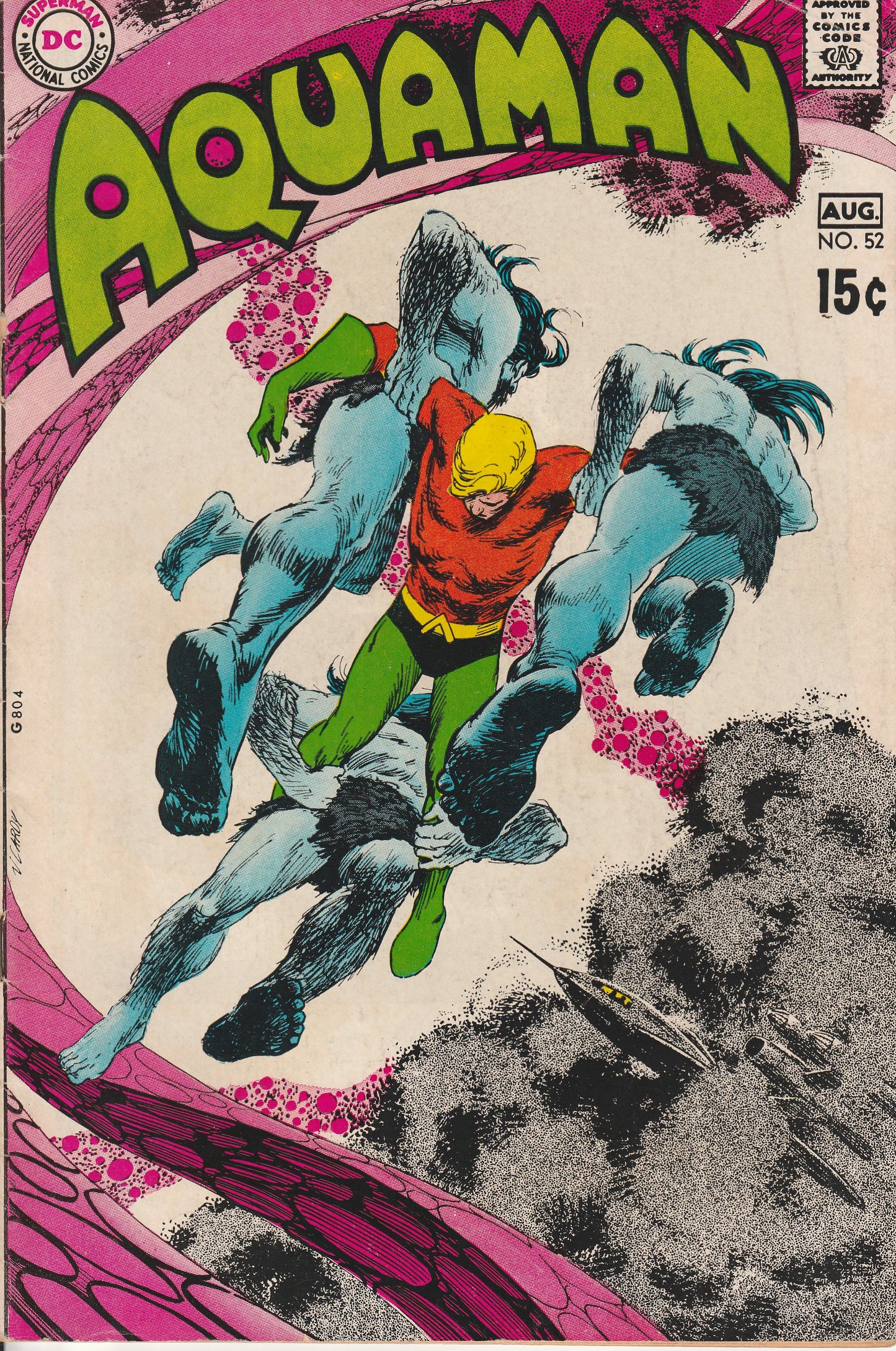 AQUAMAN #52 - DC COMICS - JUL 1970 (4.5) NEAL ADAMS