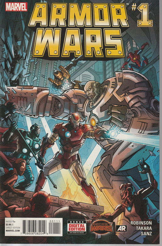 ARMOR WARS 1-5 * MARVEL COMICS - JUN 3 2015