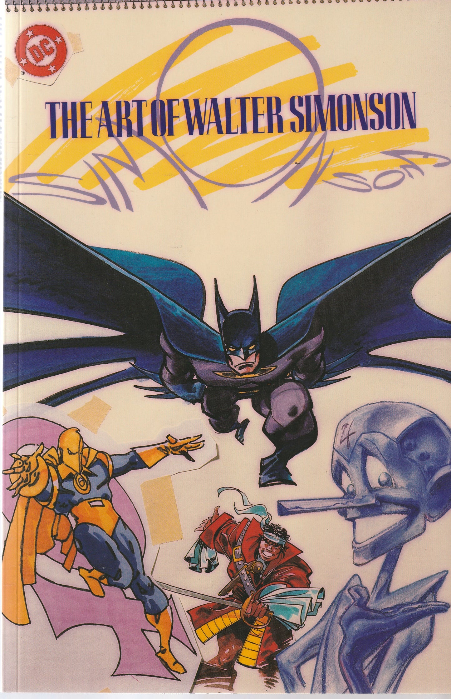 THE ART OF WALT SIMONSON || DC COMICS || 1989 || LIKE NEW/UNREAD