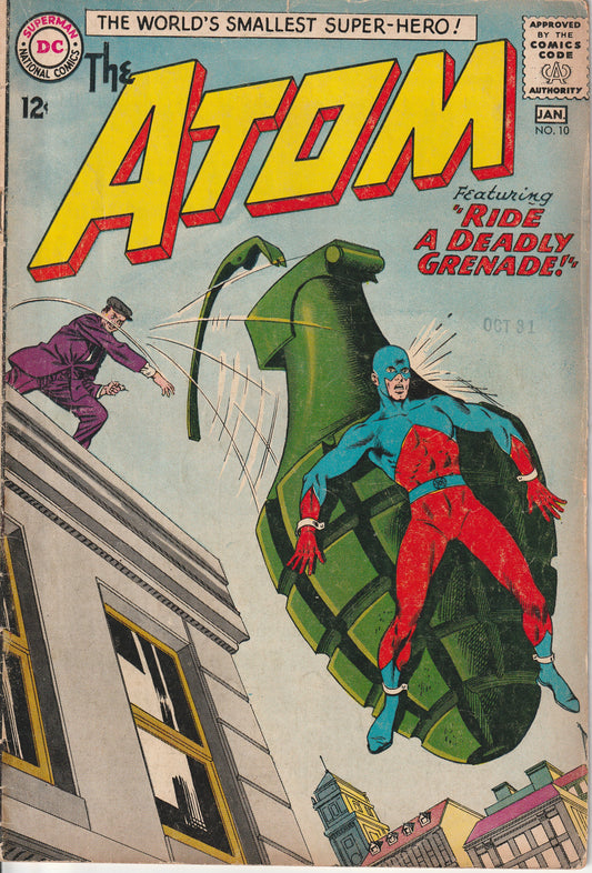 ATOM #10 - DC COMICS - DEC 1963 (4.0-4.5)