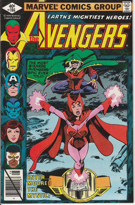 AVENGERS #186 - MARVEL COMICS - AUG 1979 (8.5-9.0)