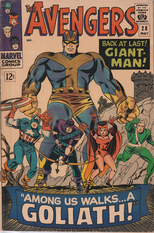 AVENGERS #28 - MARVEL COMICS - MAY 1966 (4.5-5.0)