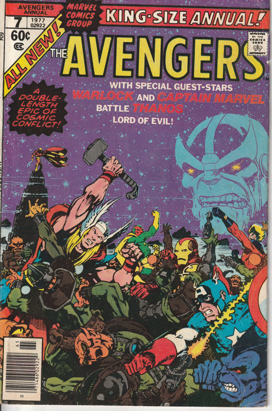 AVENGERS ANNUAL #7 - MARVEL COMICS - JUL 1977 (3.5)