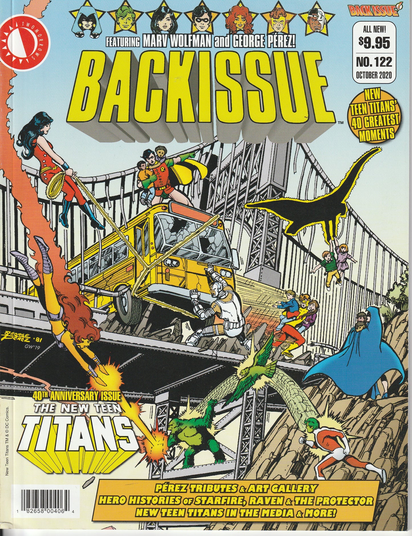 BACK ISSUE MAGAZINE #122 - TWOMORROWS - OCT 2020