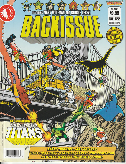 BACK ISSUE MAGAZINE #122 - TWOMORROWS - OCT 2020