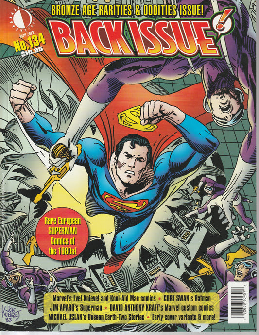 BACK ISSUE MAGAZINE #134 - TWOMORROWS PUBLISHING - APR 2022