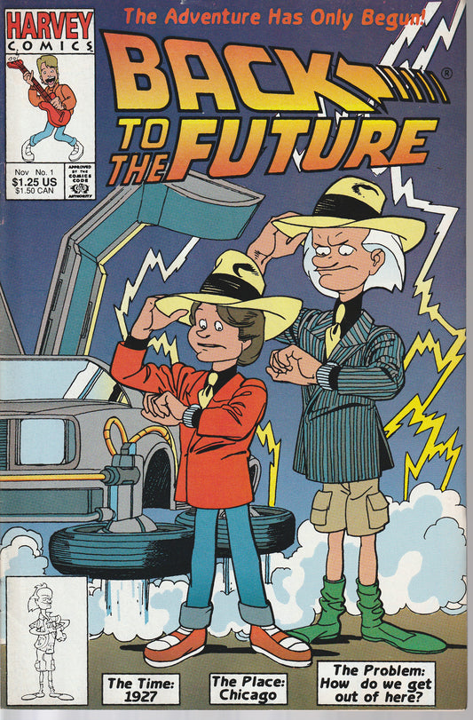BACK TO THE FUTURE #1 - HARVEY COMICS - JUL 1991 (8.0)