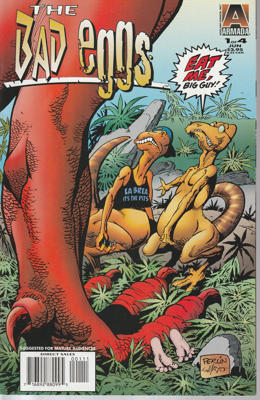 Bad Eggs (Armada 1995) #1-4 Complete Set, Bad Eggs That Dirty Yellow Mustard 1-4