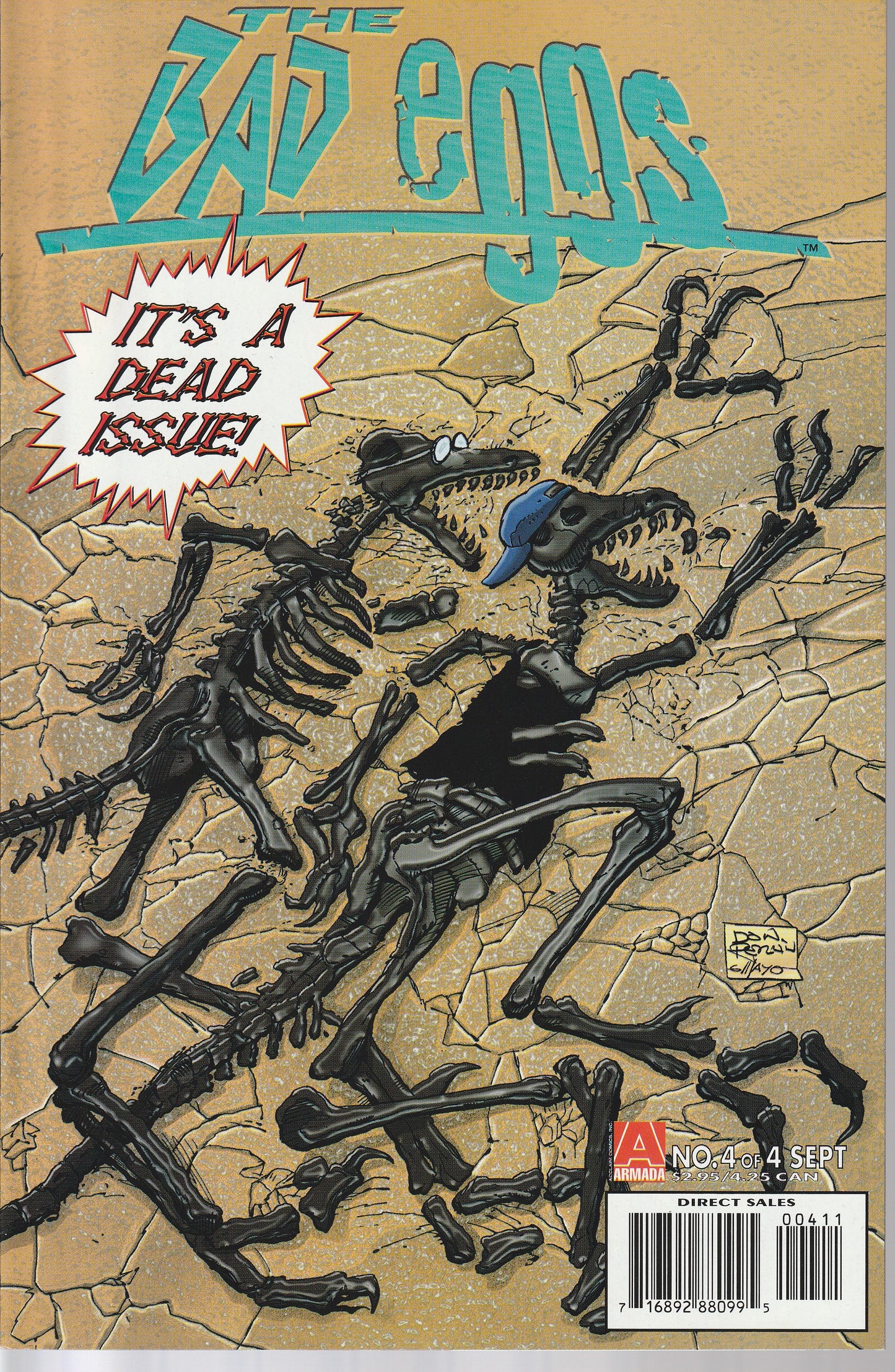 Bad Eggs (Armada 1995) #1-4 Complete Set, Bad Eggs That Dirty Yellow Mustard 1-4