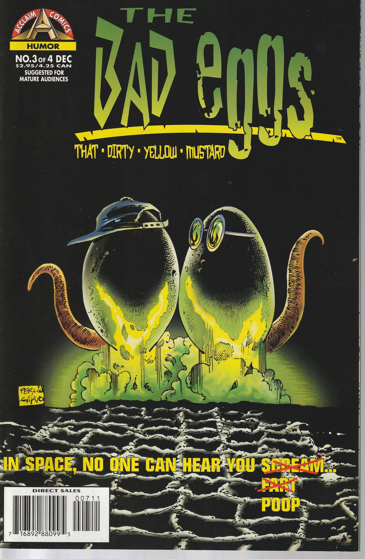 Bad Eggs (Armada 1995) #1-4 Complete Set, Bad Eggs That Dirty Yellow Mustard 1-4