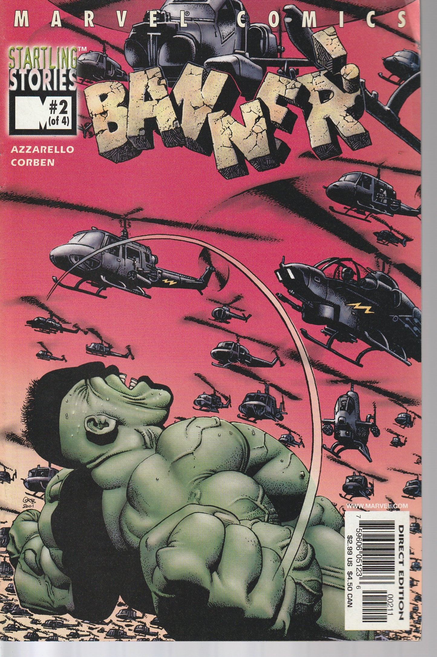 STARTLING STORIES : BANNER 1-4 * COMPLETE SET - MARVEL - 2001