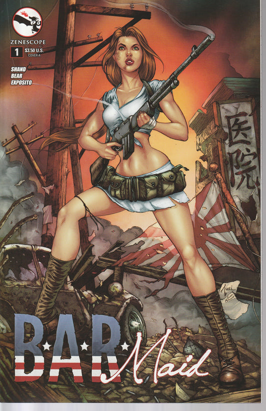 B.A.R. MAID COMIC LOT - ZENESCOPE - GOOD GIRL ART