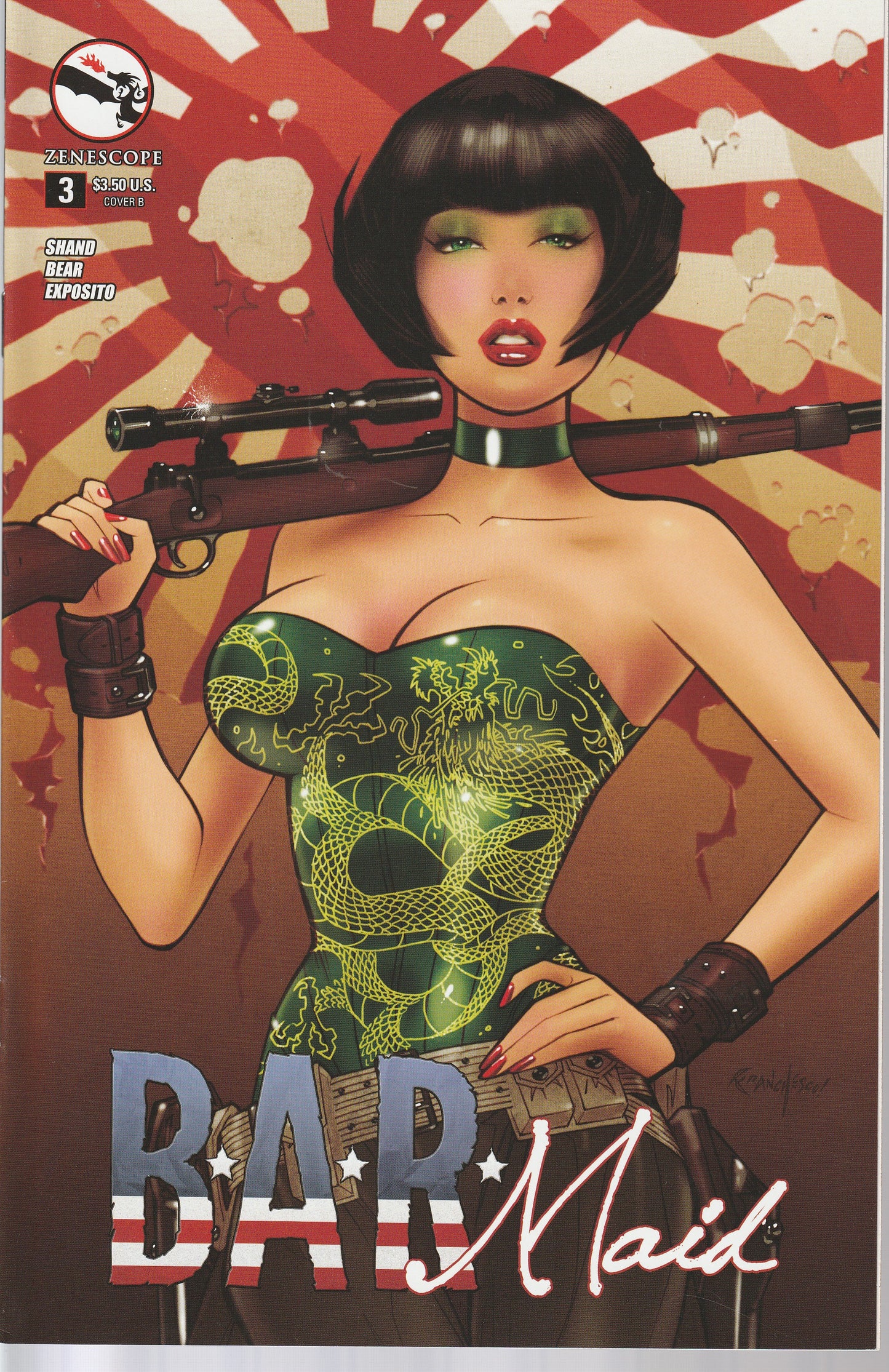 B.A.R. MAID COMIC LOT - ZENESCOPE - GOOD GIRL ART