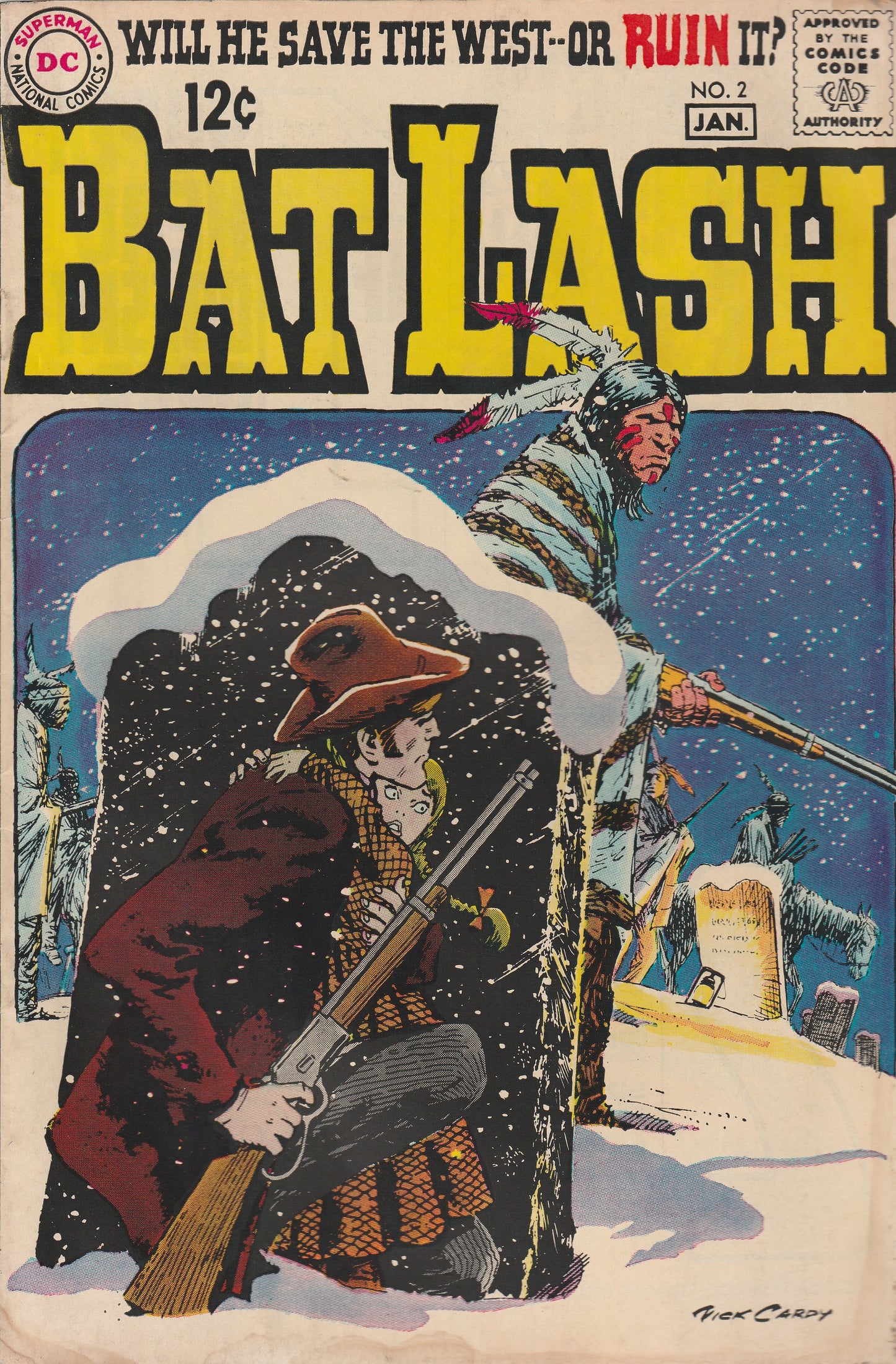 BAT LASH #2 - DC COMICS - JAN 1969 (4.5-5.0)