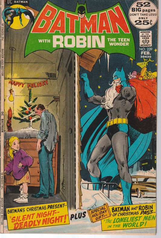 BATMAN #239 - DC COMICS - FEB 1972 (4.5-5.0) NEAL ADAMS COVER