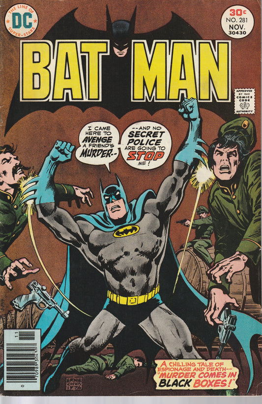 BATMAN #281 - DC COMICS - NOV 1976