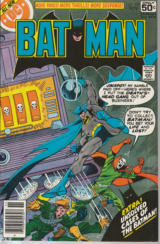 BATMAN #305 - DC COMICS - NOV 1978 (7.0-7.5)