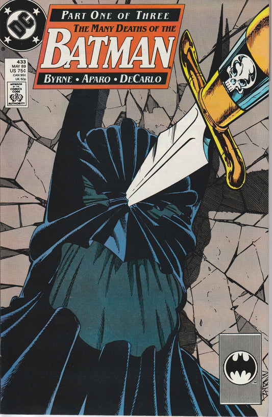 BATMAN #433 - DC COMICS - MAR 23 1989 - NM