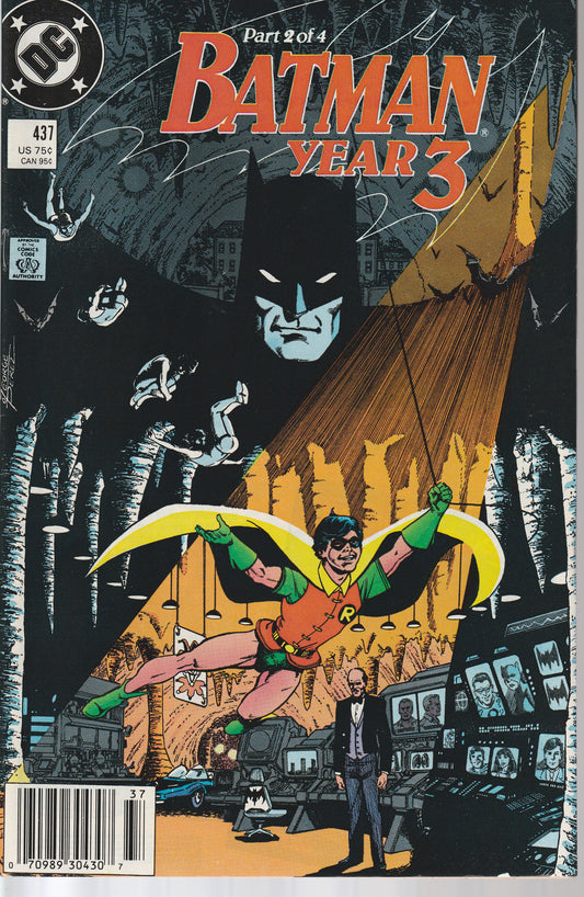 BATMAN #437 - DC COMICS - JUN 1989 (8.5-9.0)