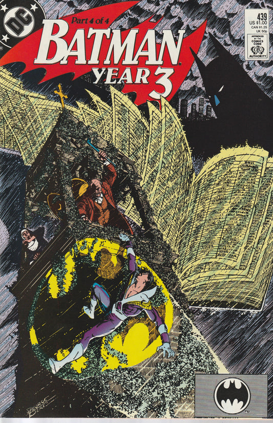 BATMAN #439 - DC COMICS - AUG 3 1989 (9.4-9.6)