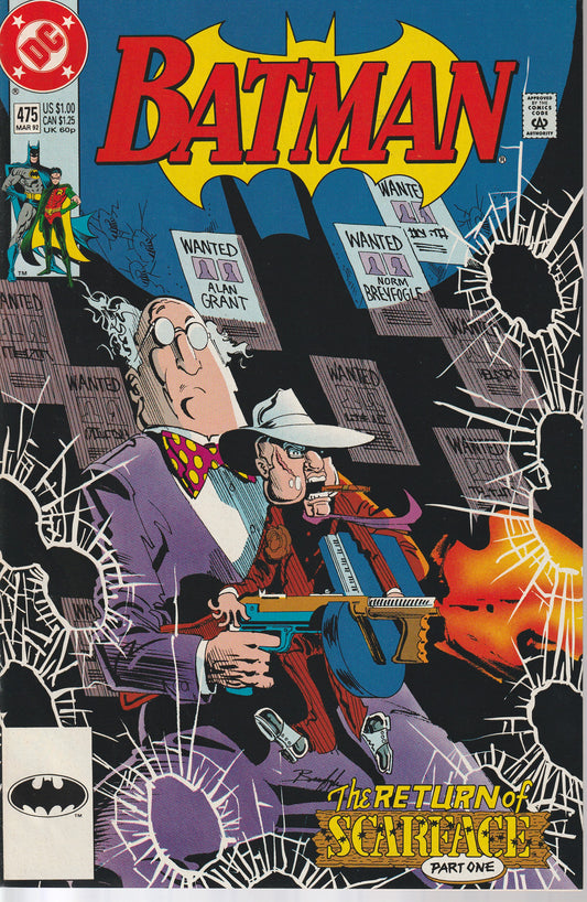 BATMAN #475 - DC COMICS - JAN 23 1992 - NM