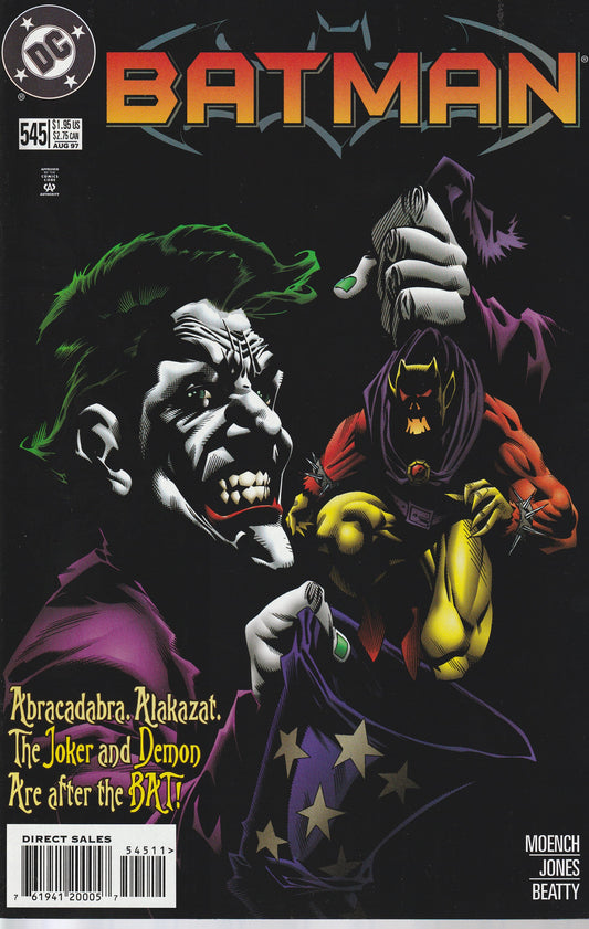 BATMAN #545 - DC COMICS - JUN 1997 (9.2) JOKER COVER