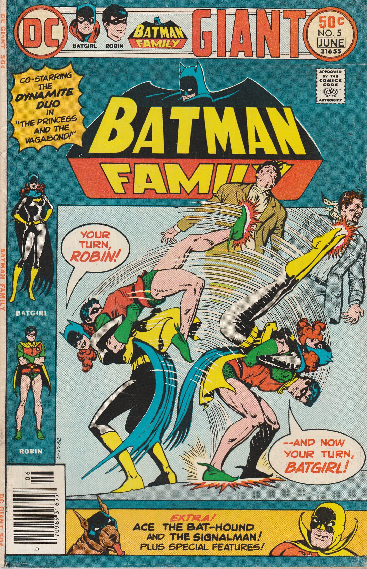 BATMAN FAMILY #5 - DC COMICS - MAY 1976 (6.5-7.0)