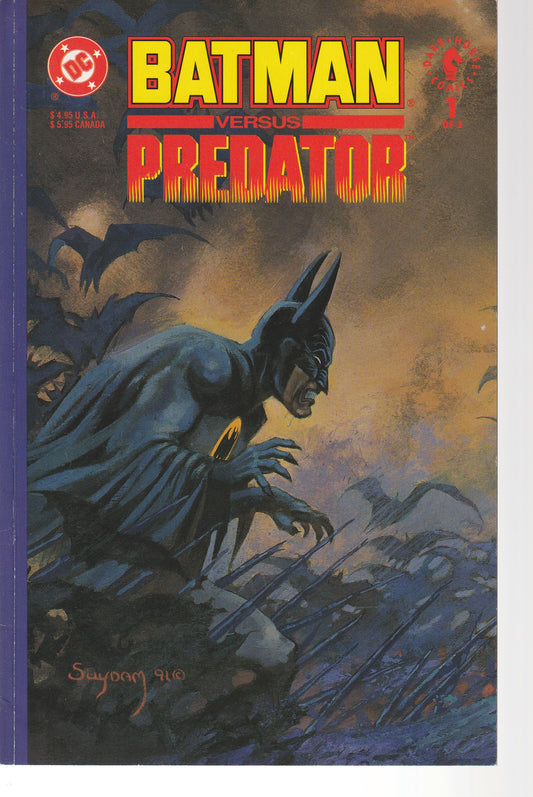 BATMAN VERSUS PREDATOR 1-3 * COMPLETE SET