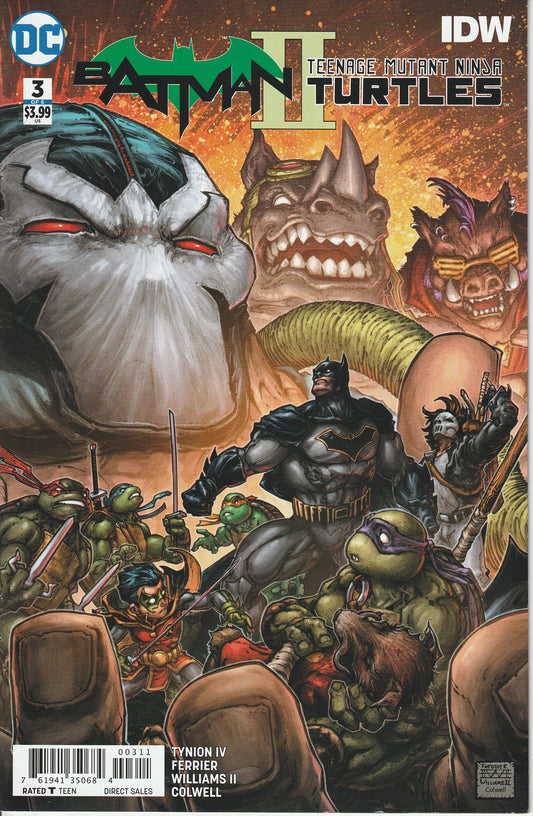 BATMAN / TEENAGE MUTANT NINJA TURTLES II #3 - DC/IDW - JAN 17 2018