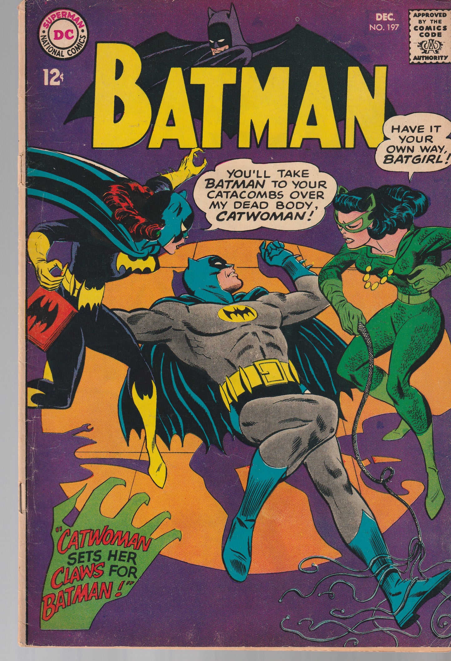 BATMAN #197 || DC DC COMICS || DEC 1967 || (5.0)