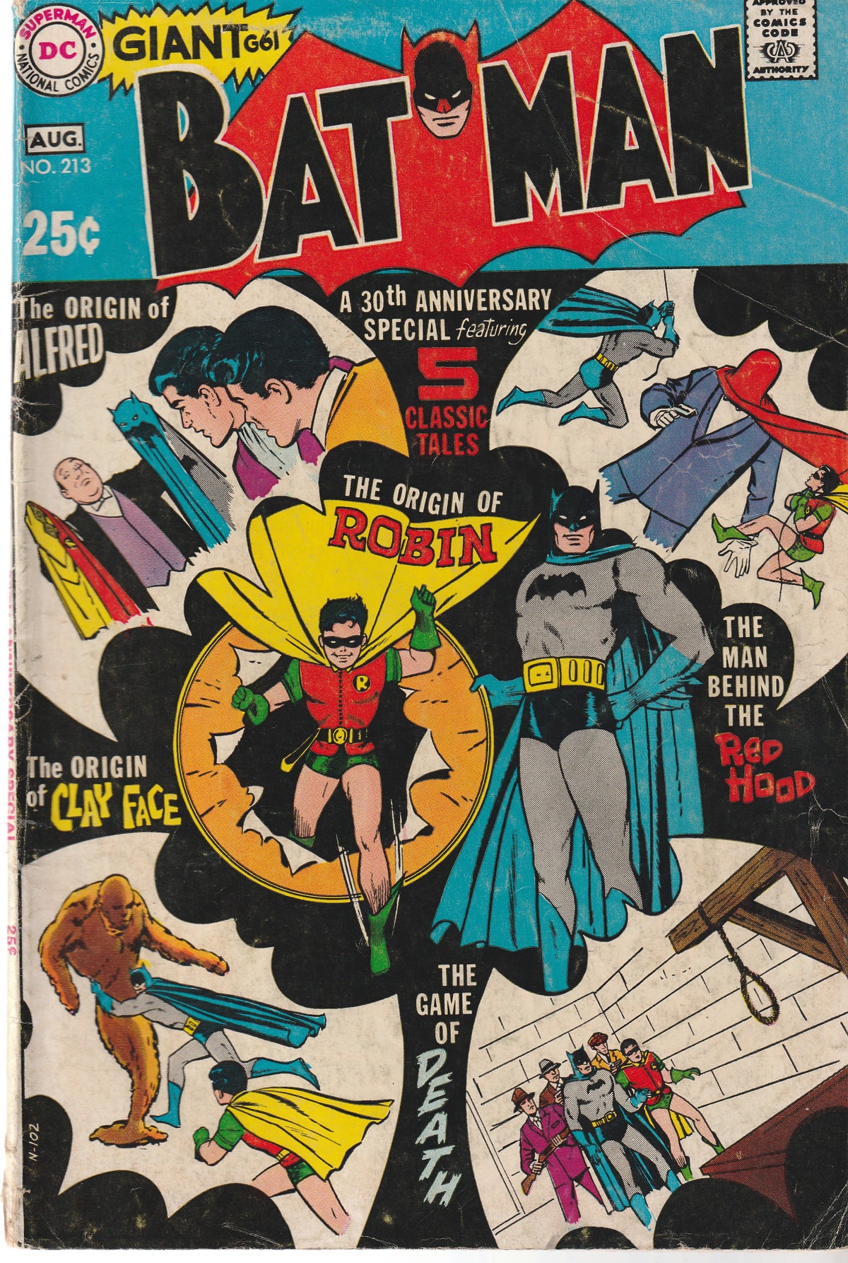 BATMAN #213 || DC COMICS || JUL 1969 || (3.5-4.0)