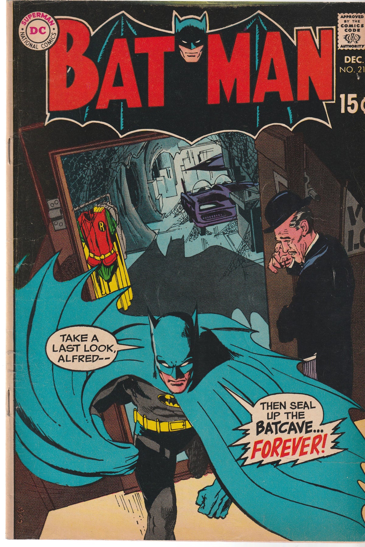 BATMAN #217 || DC COMICS || DEC 1969 || (6.0-6.5)