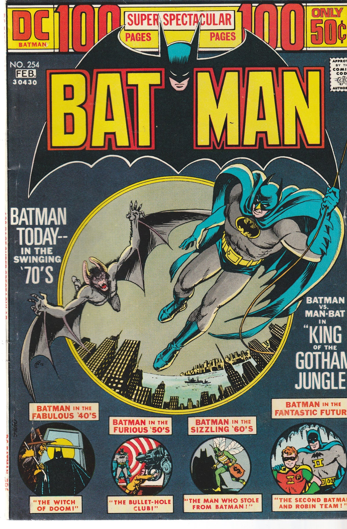 BATMAN #254 || DC COMICS || JAN 1974 || (4.5-5.0)