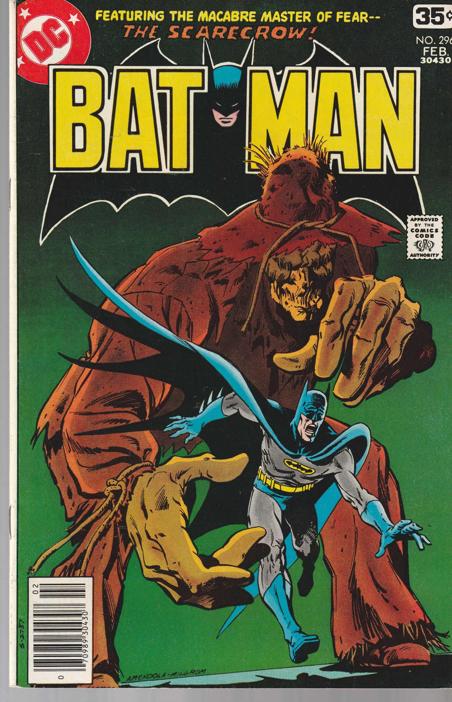 BATMAN #296 || DC COMICS || FEB 1978 || (8.0-8.5)