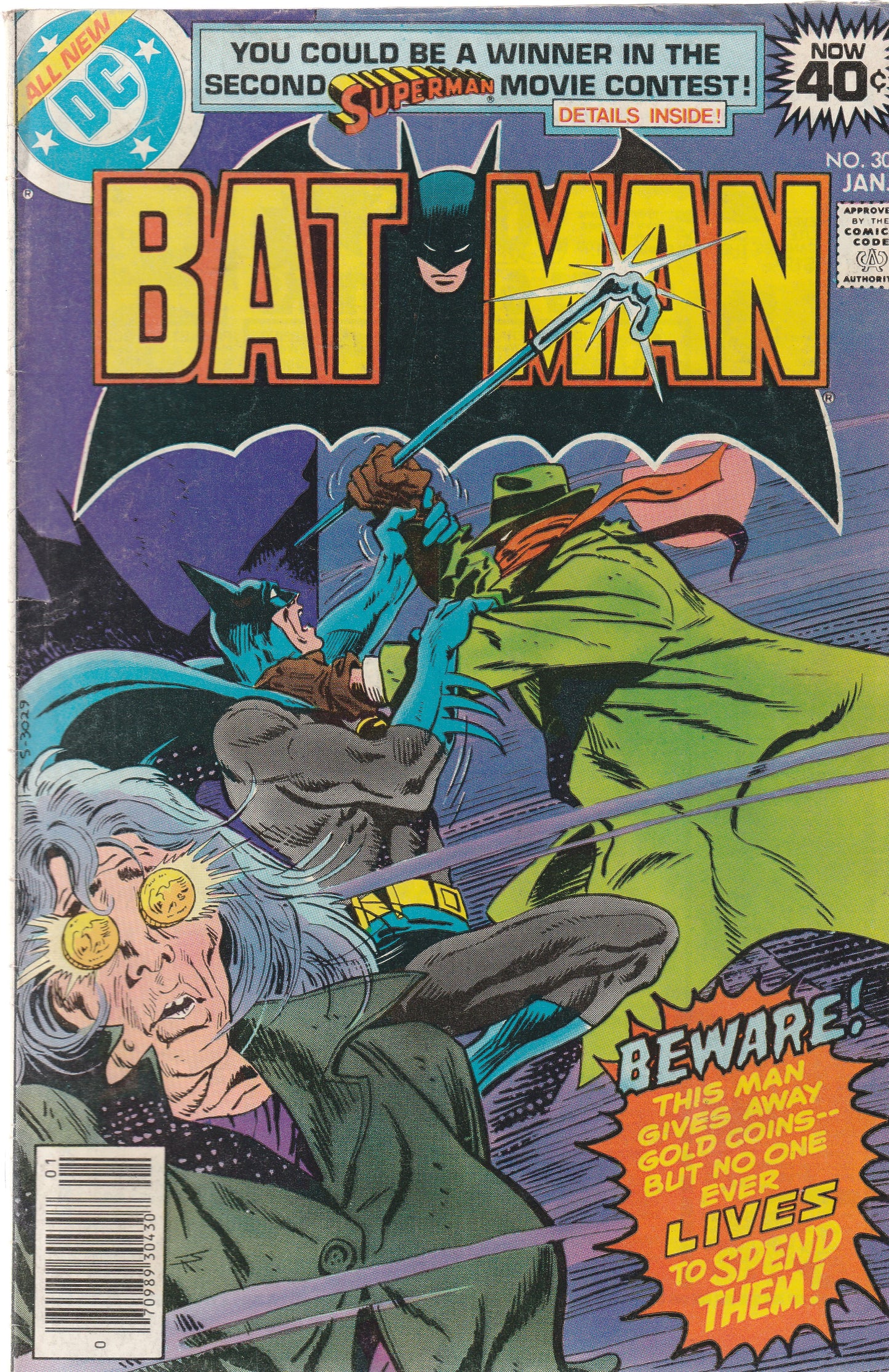 BATMAN #307 || DC COMICS || JAN 1979 || (4.5-5.0)