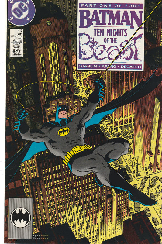 BATMAN #417-420 || DC COMICS || 1988