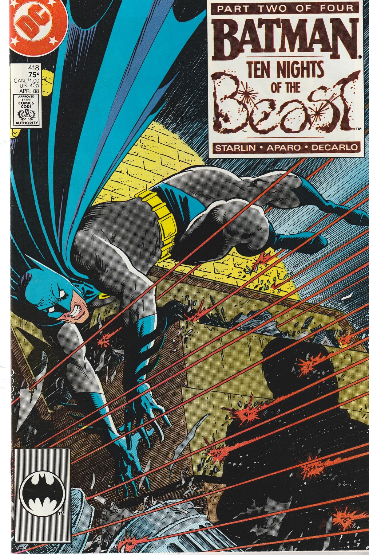 BATMAN #417-420 || DC COMICS || 1988