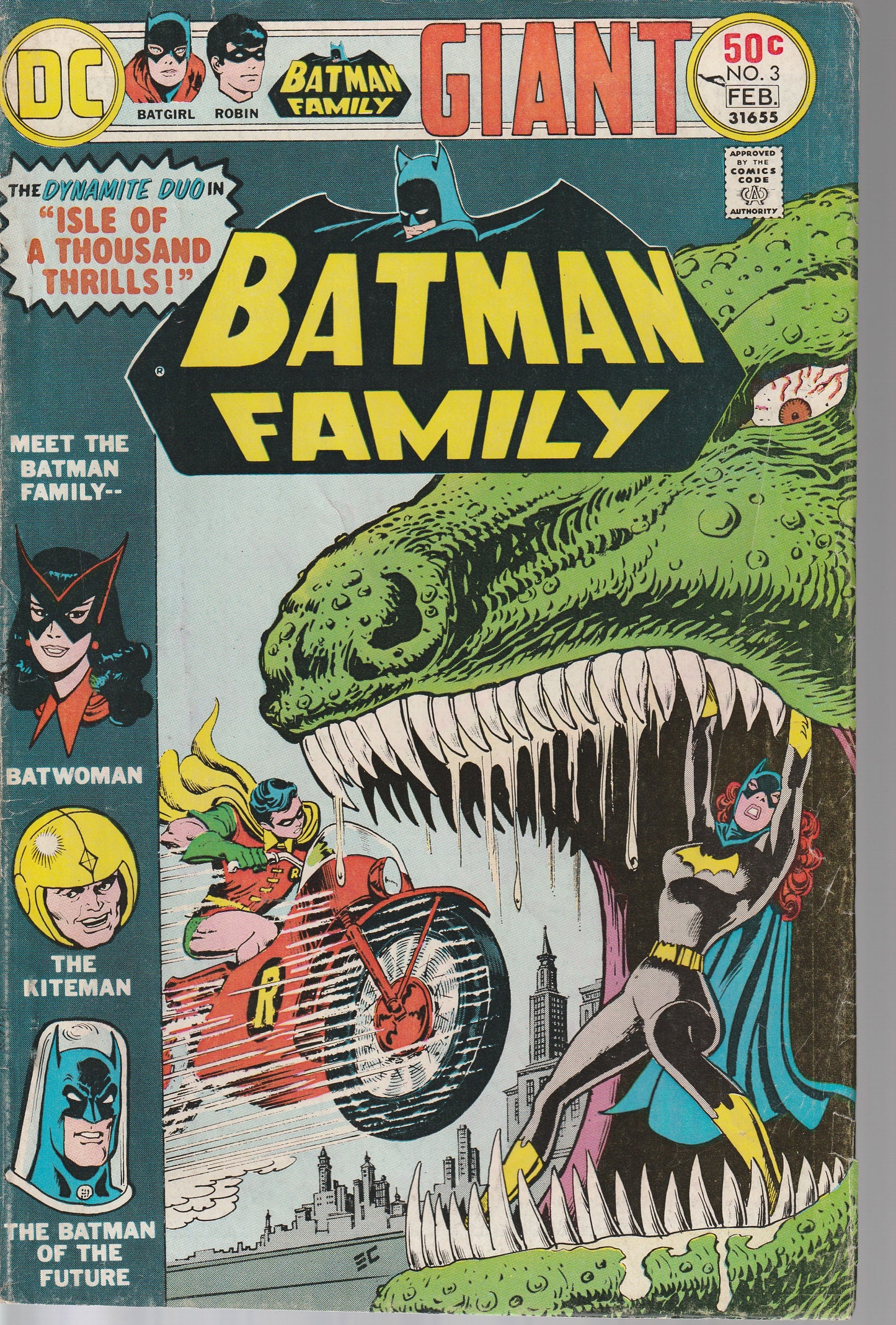 BATMAN FAMILY #3 - DC COMICS - JAN 1976 (5.5-6.0)