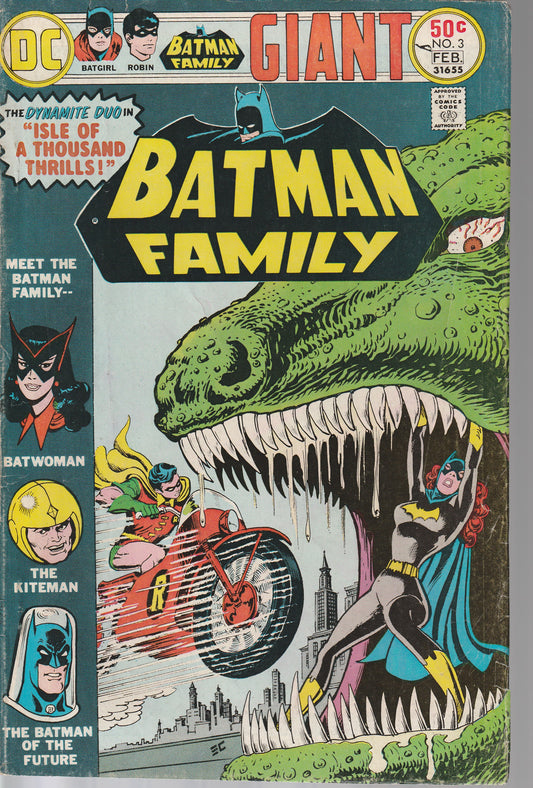 BATMAN FAMILY #3 - DC COMICS - JAN 1976 (5.5-6.0)