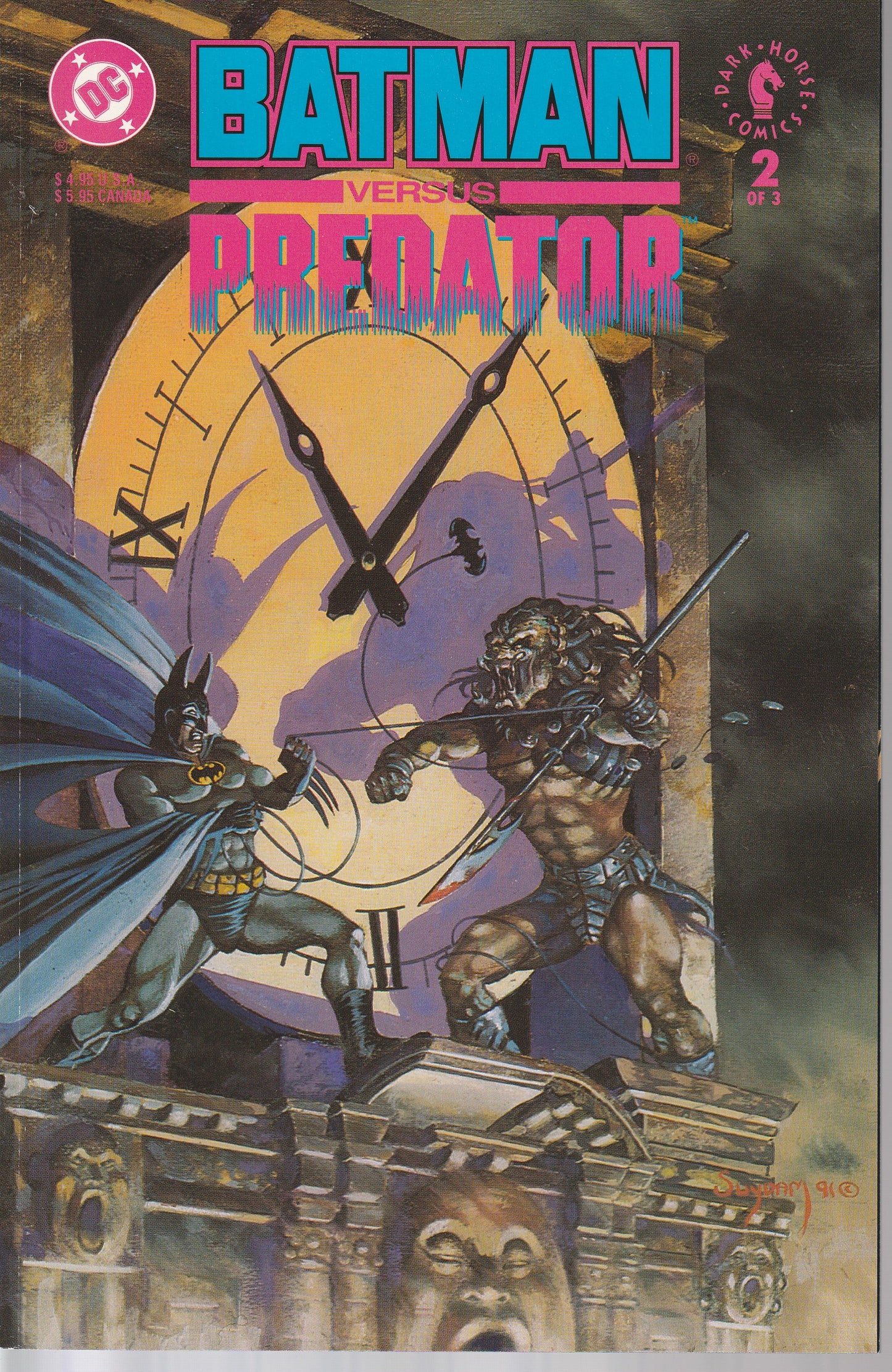 BATMAN VS PREDATOR 1-3 (PRESTIGE FORMAT) DC/DARK HORSE (DEC 1991)
