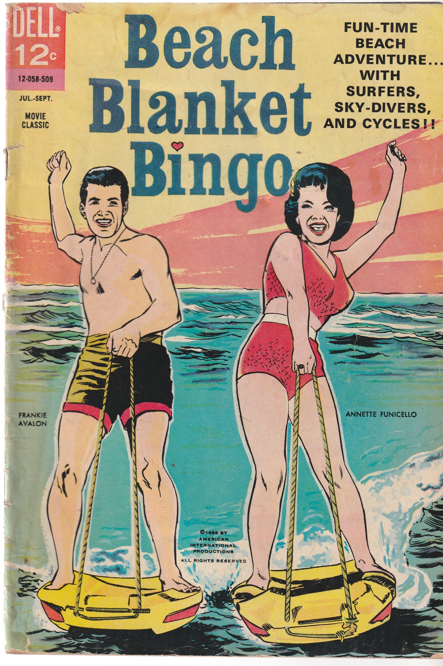 BEACH BLANKET BINGO #1 || DELL COMICS || JUL 1965 || (3.0)