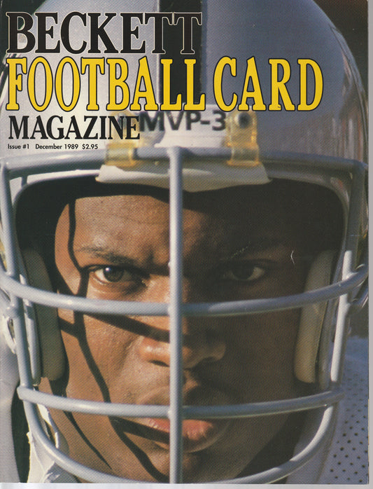 BECKETT FOOTBALL MAGAZINE #1 * DECEMBER 1989