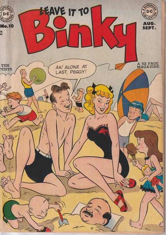LEAVE IT TO BINKY #10 - DC COMICS - AUG-SEP 1949 (3.0-3.5)