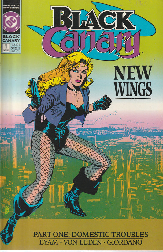 BLACK CANARY : NEW WINGS 1-4 * DC COMICS - OCT 1991