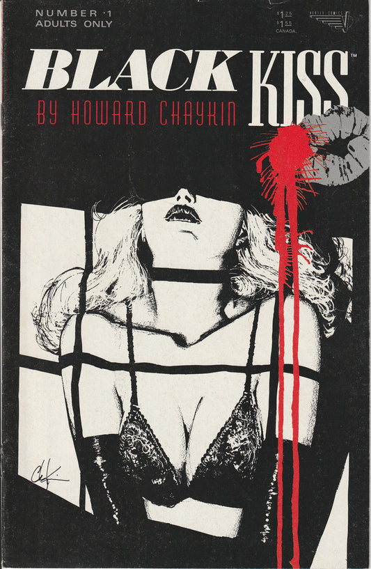 BIG BLACK KISS 1-12 plus BONUS BOOKS * COMPLETE SET * HOWARD CHAYKIN