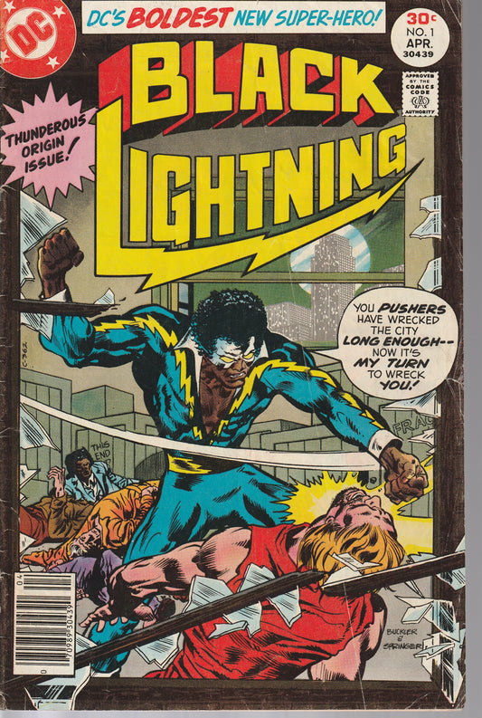 BLACK LIGHTNING #1 - DC COMICS - JAN 4 1977 (4.0-4.5)