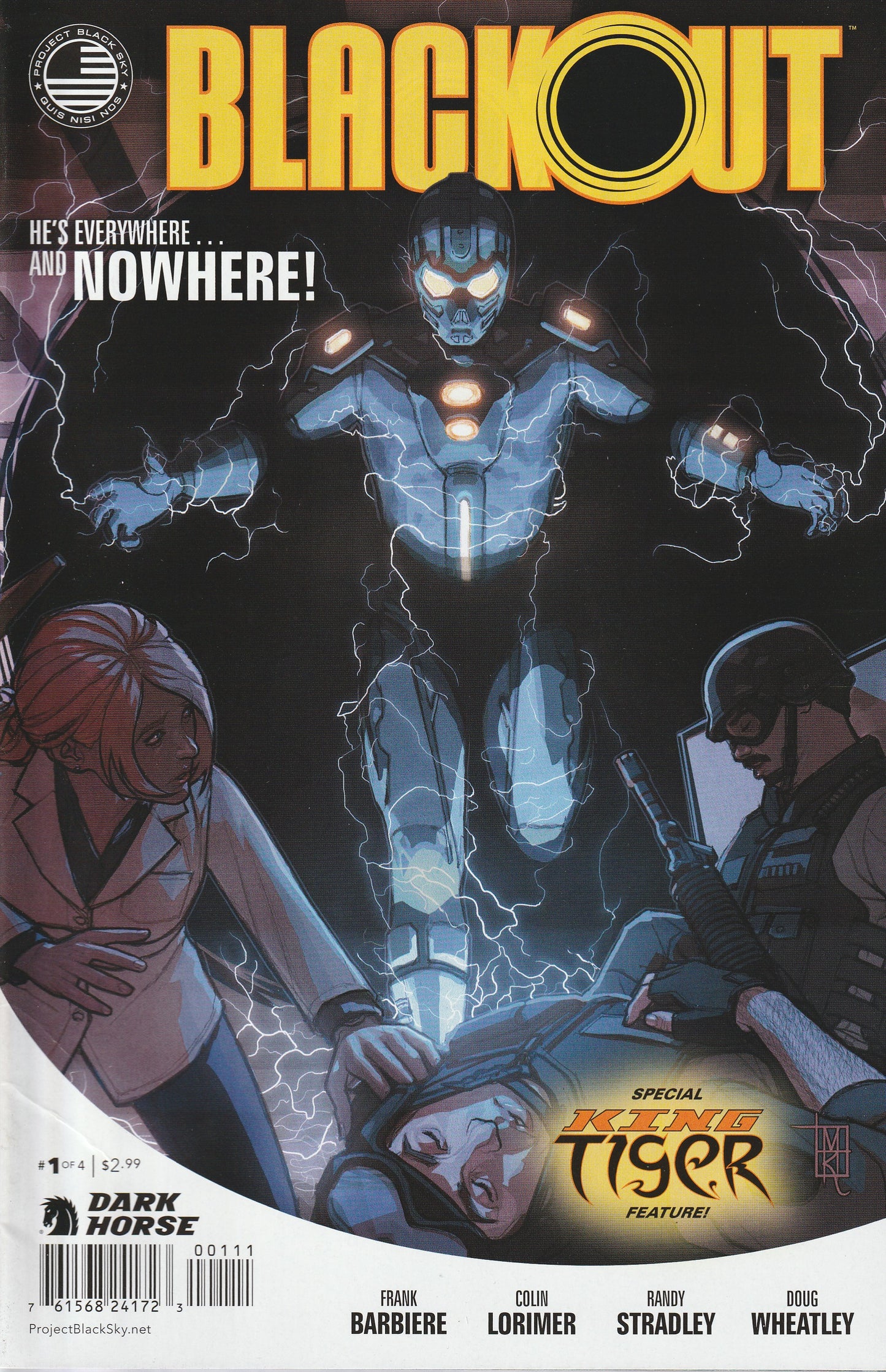 BLACKOUT 1-4 * COMPLETE SET - DARK HORSE COMICS - MAR 26 2014